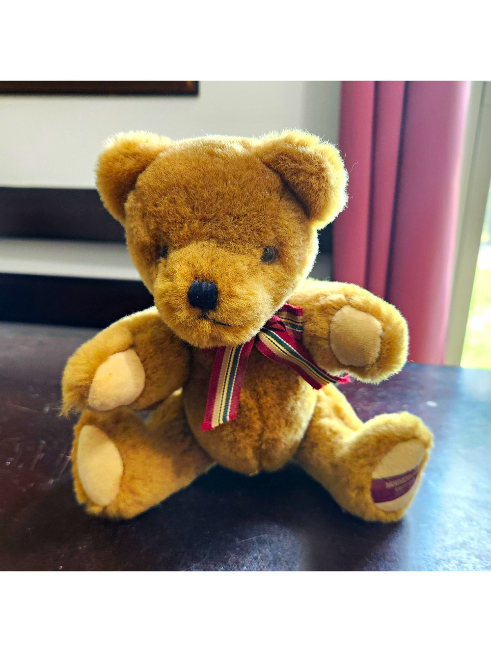 Boyds Bears Anniversary Edition Matthew Bear Plush 10 in 1999 Ribbon Hang Tag